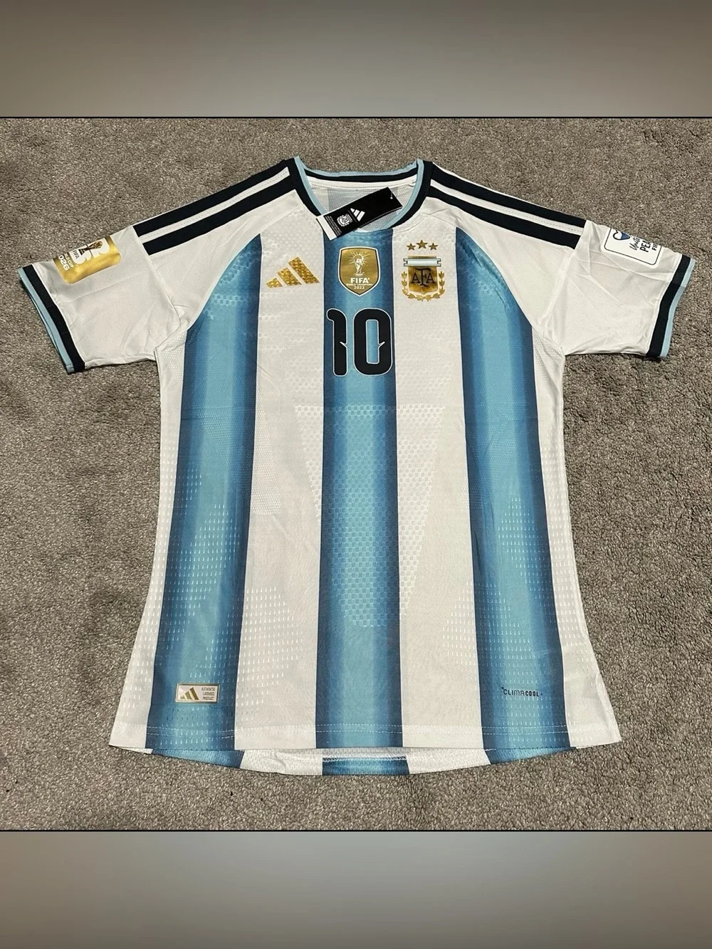 Adidas Messi #10 Argentina Jersey World Cup 2026 Home Player Version